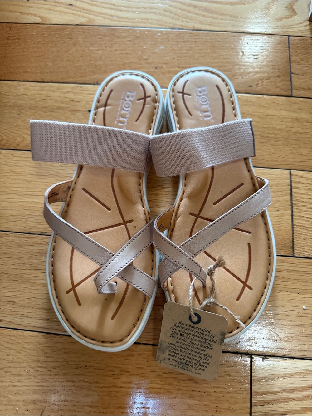 Born Women's Sandals in Nude/Beige